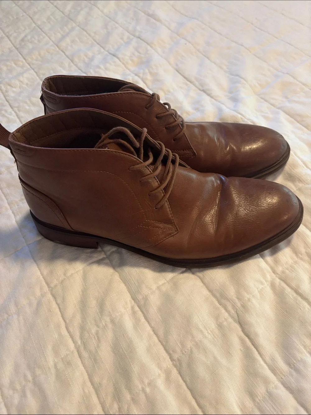 Sonoma Brown Leather Chukka Boots